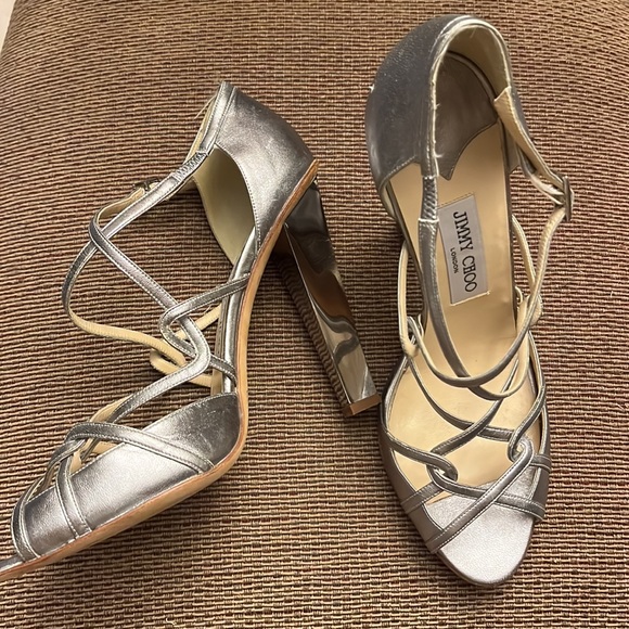 Metallic Jimmy Choos - Picture 2 of 5